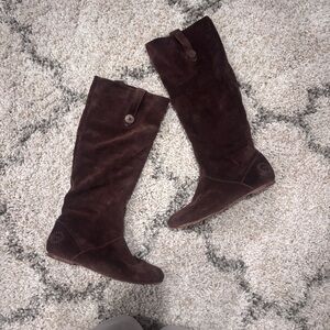Ugg Brown Suede Knee-High Boots